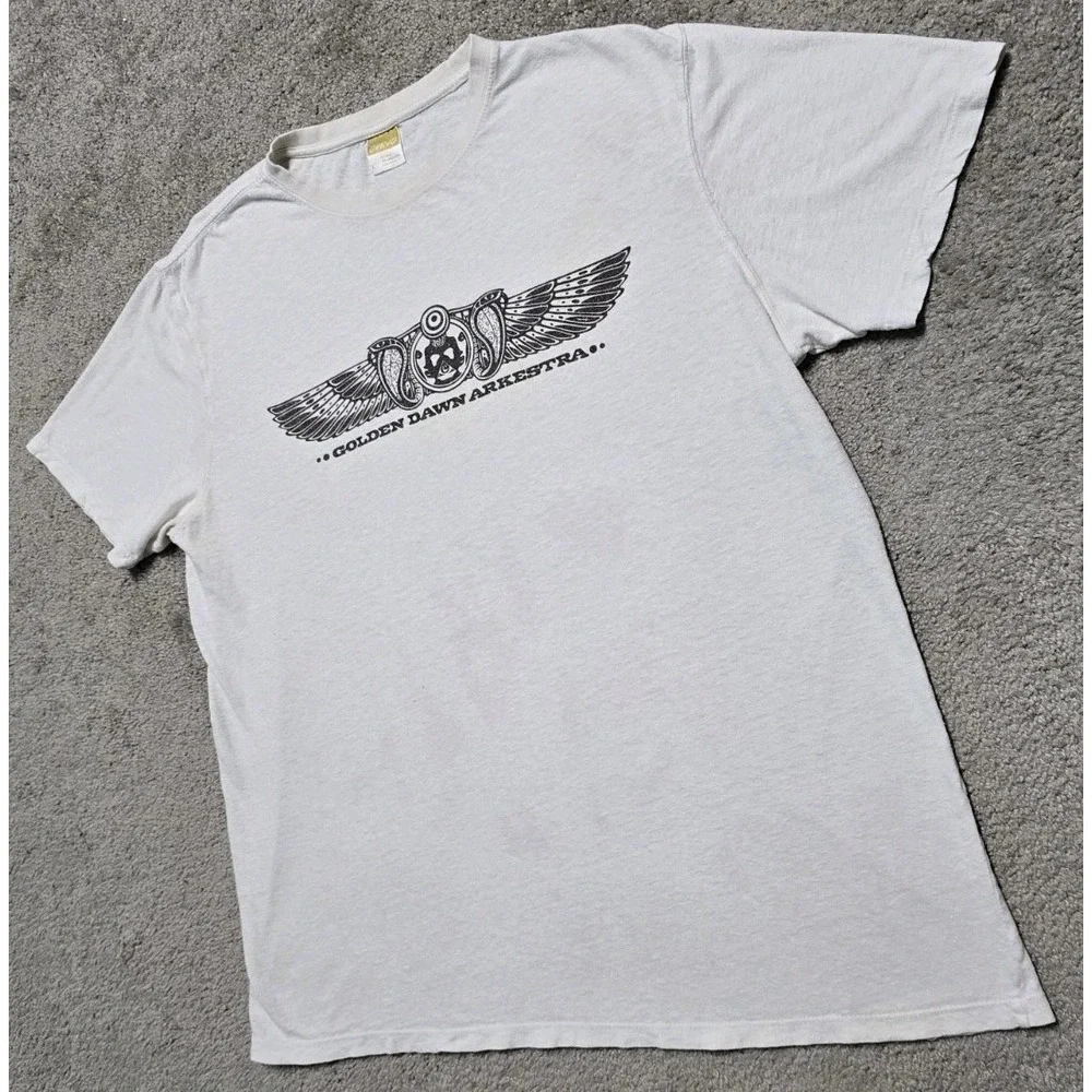 Golden Dawn Arkestra Band T-Shirt Avant-garde‎ Funkadelic Sun Ra Y2K Hemp Blend